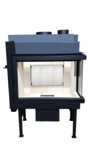 Teplovzdušná krbová vložka rohová se zadním přikládáním AERON R Teplovzdušná krbová vložka rohová se zadním přikládáním AERON R